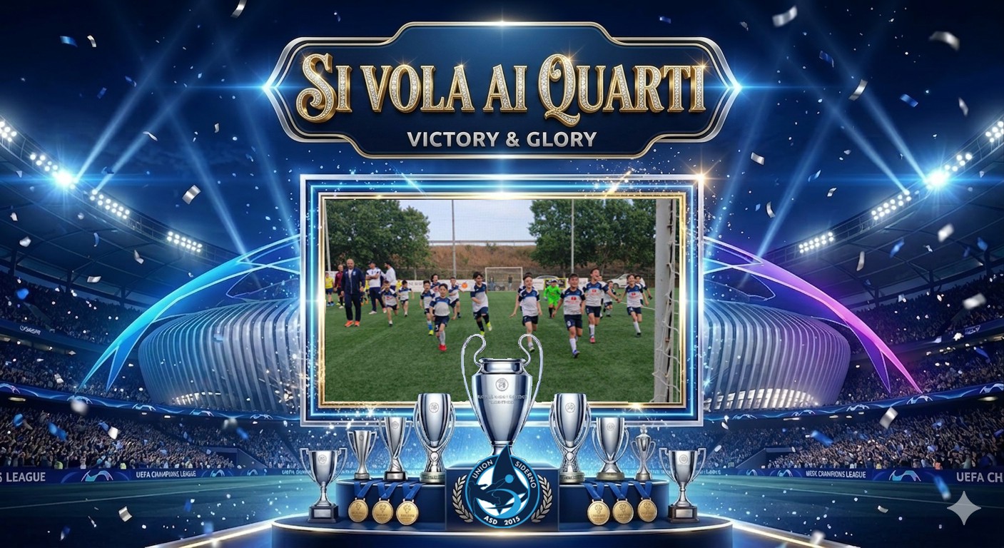 ⚽ CHAMPIONS PRIMI CALCI: L’UNION SIDERNO PRENDE IL VOLO! SUPERATO L'OSTACOLO REAL BIANCO IN UN POMERIGGIO DI PURO SPETTACOLO